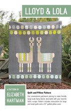 Load image into Gallery viewer, ELIZABETH HARTMAN - LLOYD & LOLA LLAMA quilt & pillow pattern