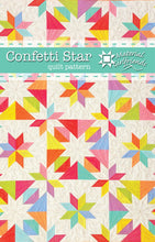 Load image into Gallery viewer, Material Girlfriends - Confetti Star quilt pattern