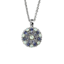 Load image into Gallery viewer, Mariana Guardian Angel necklace N-5212-1062-RO "Purple Rain"