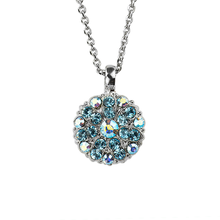 Load image into Gallery viewer, Mariana Guardian Angel necklace N-5212-202-RO "Aquamarine"