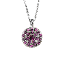 Load image into Gallery viewer, Mariana Guardian Angel Birthstone necklace N-5212-204204-RO February