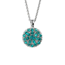Load image into Gallery viewer, Mariana Guardian Angel Birthstone necklace N-5212-229229-RO December