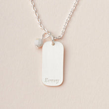 Load image into Gallery viewer, Charm Necklace Silver/Howlite
