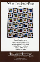Load image into Gallery viewer, Abbey Lane Quilts - When I&#39;m Sixty Four - quilt pattern
