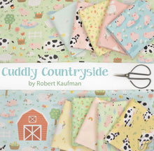 Load image into Gallery viewer, Robert Kaufman - Cuddly Countryside - 10&quot; square layer cake fabric
