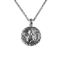 Load image into Gallery viewer, Mariana Guardian Angel necklace N-5212-3701-RO &quot;Tuxedo&quot;
