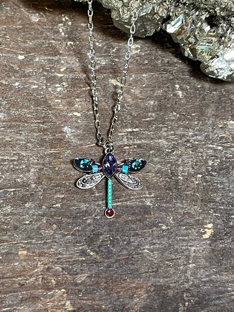 Firefly Jewelry Dragonfly Necklace 8381 Teal